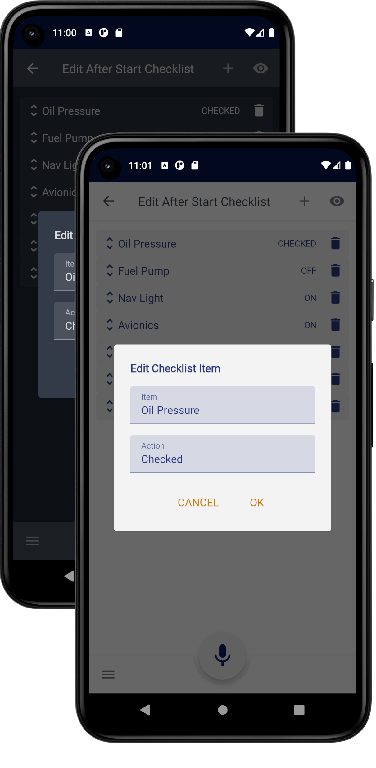 pilotry Strömmer aviation aerospace Luftfahrt software android app pilotc aircraft edit checklist